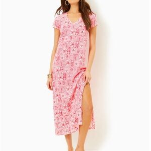 NWT Lilly Pulitzer ETTA MAXI DRESS SEASIDE HARBOUR